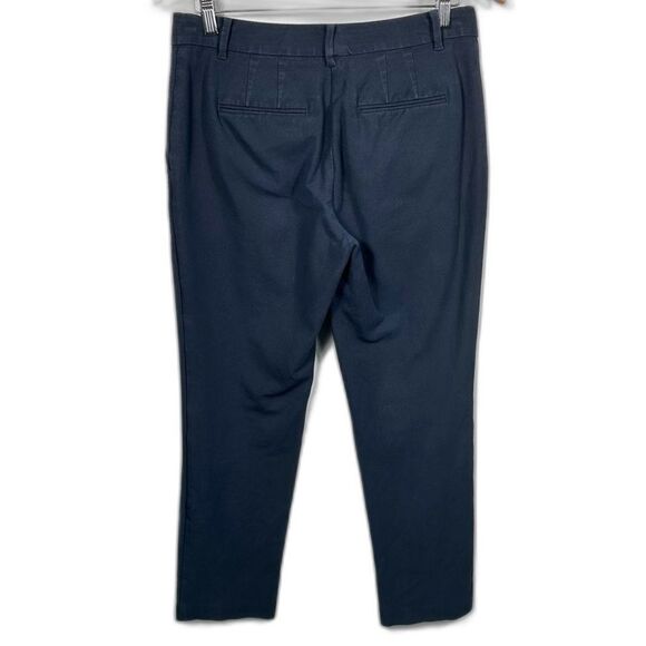 Ann Taylor Curvy Fit Classic Dark Navy Trousers Size 4 Tall Professional Career - Picture 3 of 15